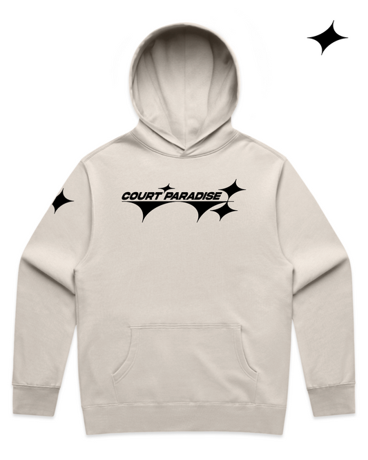 Court Paradise Double Trouble Hoodie — Bone