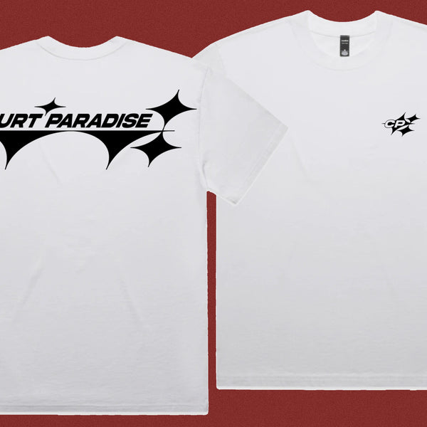 Court Paradise Logo Tee — White