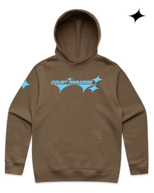 Court Paradise Double Trouble Hoodie — Brown