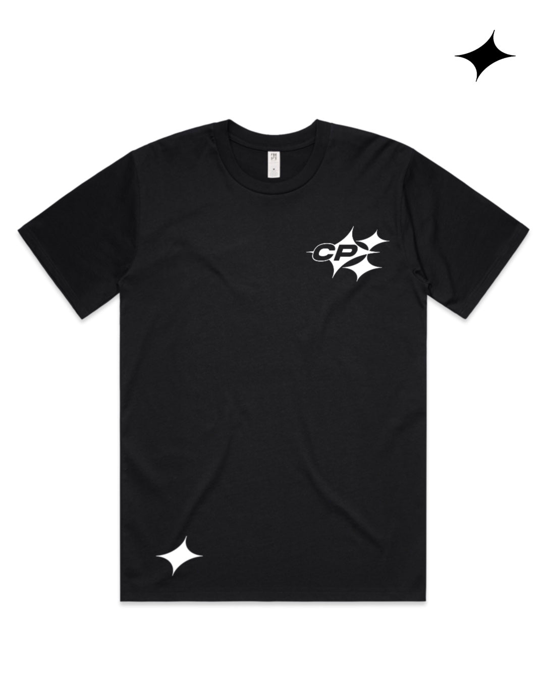 Court Paradise Double Trouble Tee — Black/White